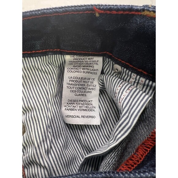 Tommy Hilfiger Dark Wash Mid-Rise Trouser Bootcut Denim Jeans Women’s Size 6S - Picture 4 of 8